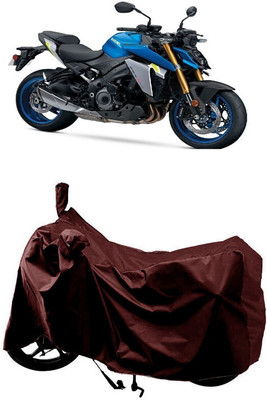 SUGASHRI Waterproof Two Wheeler Cover for Suzuki(GSX S1000, Maroon)