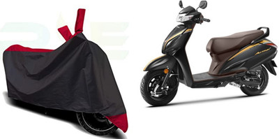 Mdstar Two Wheeler Cover for Universal For Bike(Red, Black)