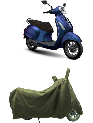 Coxtor Waterproof Two Wheeler Cover for Bajaj(Chetak, Gold)