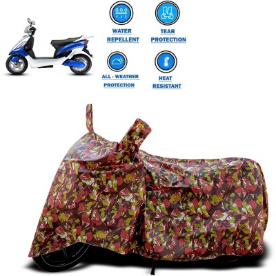 PAGORA Two Wheeler Cover for Hero(Electric Maxi, Red)