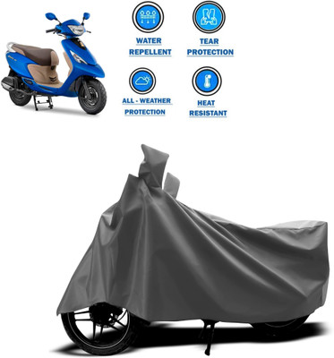 CODOKI Two Wheeler Cover for TVS(Zest, Grey)