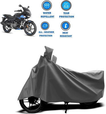 CODOKI Two Wheeler Cover for Bajaj(Pulsar 220F, Grey)
