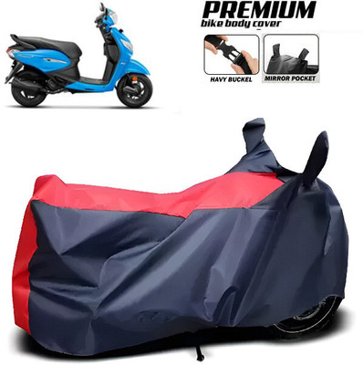 SK AUTO Waterproof Two Wheeler Cover for Honda, Bajaj, Hero, TVS(Red, Blue)