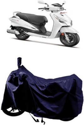 SUGASHRI Waterproof Two Wheeler Cover for Hero(Duet 125 CC BS6, Blue)