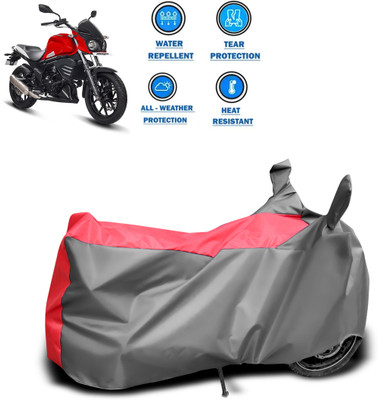 PAGORA Two Wheeler Cover for Mahindra(Mojo UT 300, Grey)