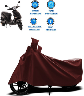 CODOKI Waterproof Two Wheeler Cover for Hero(Electric Photon, Maroon)