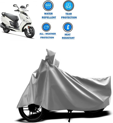 CODOKI Two Wheeler Cover for Hero(Dash, Silver)