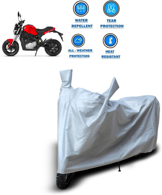 GOSHIV-car and bike accessories Two Wheeler Cover for Universal For Bike(Silver)