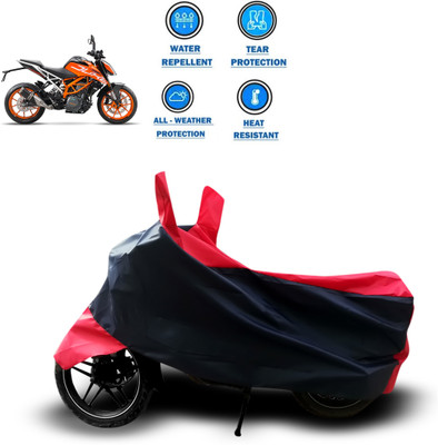 CODOKI Two Wheeler Cover for KTM(Duke 390 ABS, Red)