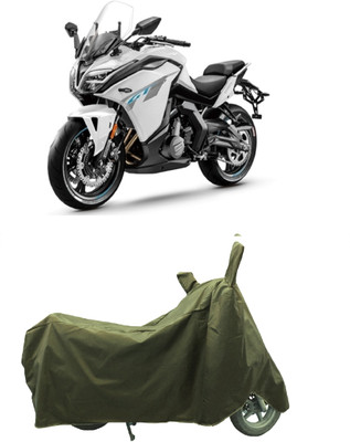 Coxtor Waterproof Two Wheeler Cover for CFMoto(650GT BS6, Gold)