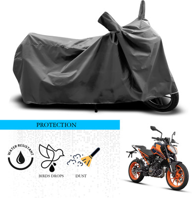 ANTHUB Waterproof Two Wheeler Cover for KTM(Duke 200, Grey)