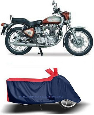 DSAMI Two Wheeler Cover for Royal Enfield(Electra 5S, Blue)