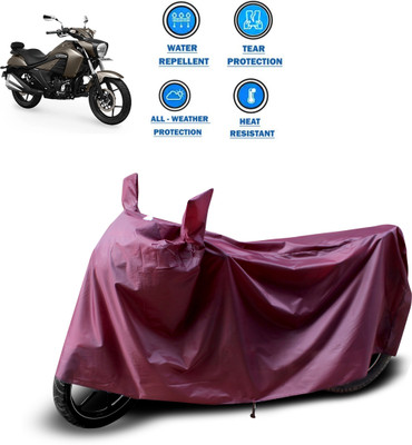 CODOKI Waterproof Two Wheeler Cover for Suzuki(Intruder, Maroon)