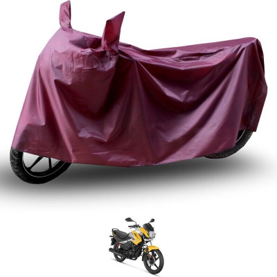 SK AUTO Two Wheeler Cover for Hero(Passion Pro, Maroon)
