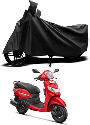 SK AUTO Two Wheeler Cover for Hero(Pleasure Plus, Black)