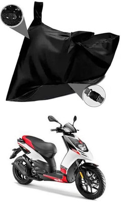 SK AUTO Two Wheeler Cover for Aprilia(SR 150, Black)