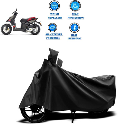 CODOKI Two Wheeler Cover for Aprilia(SR 125, Black)
