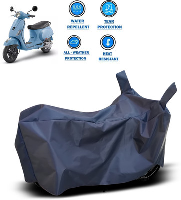 CODOKI Two Wheeler Cover for Piaggio(Vespa LX 125, Blue)