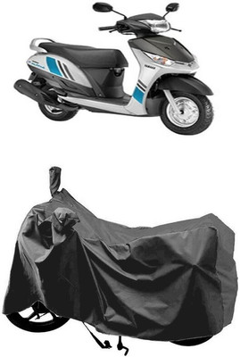 SUGASHRI Waterproof Two Wheeler Cover for Yamaha(Alpha BS6 BS6, Grey)