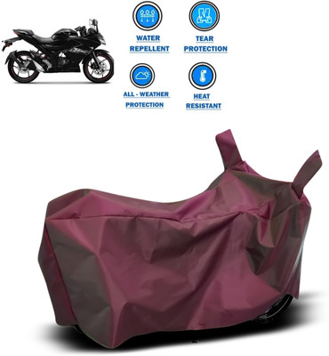 PAGORA Waterproof Two Wheeler Cover for Suzuki(Gixxer SF 150, Maroon)