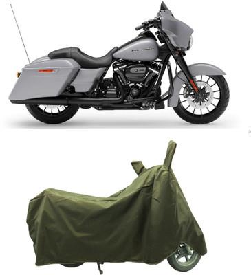 Coxtor Waterproof Two Wheeler Cover for Harley Davidson(Street Glide Special, Gold)