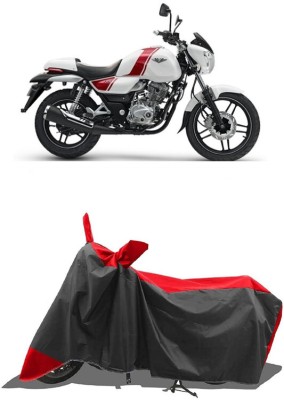 SUGASHRI Waterproof Two Wheeler Cover for Bajaj(V15, Red, Black)