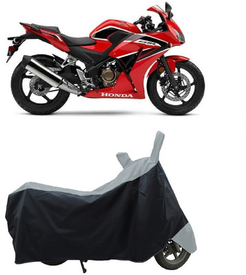 Coxtor Waterproof Two Wheeler Cover for Honda(CBR300R BS6, Grey)