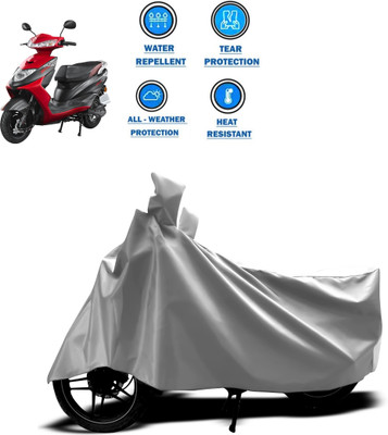 CODOKI Two Wheeler Cover for Ampere(Zeal, Silver)