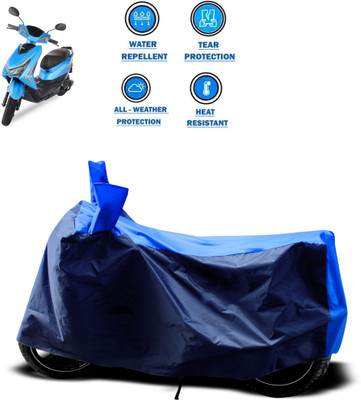 CODOKI Two Wheeler Cover for Ampere(E Lite, Blue)