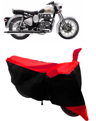 THE REAL ARV Two Wheeler Cover for Royal Enfield(Classic 350, Red, Black)