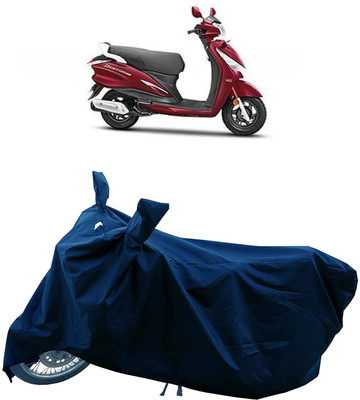 Mdstar Waterproof Two Wheeler Cover for Hero(Destini 125, Blue)