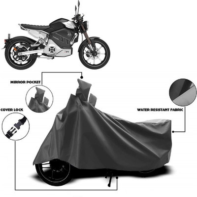 MMSSTAR Waterproof Two Wheeler Cover for Revolt(RV Cafe Racer, Grey)