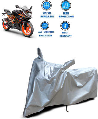 CODOKI Two Wheeler Cover for KTM(RC 125, Silver)