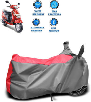 CODOKI Two Wheeler Cover for Mahindra(Duro DZ, Grey)