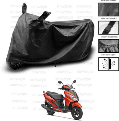 SK AUTO Waterproof Two Wheeler Cover for Honda(Grazia, Black)