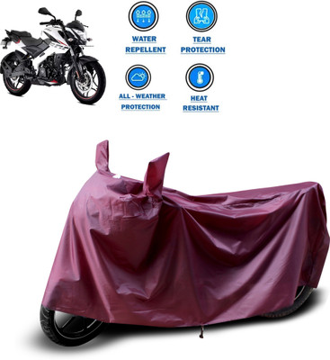 PAGORA Waterproof Two Wheeler Cover for Bajaj(Pulsar NS 200, Maroon)