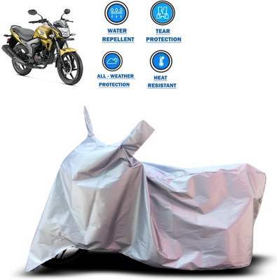 CODOKI Two Wheeler Cover for Honda(CB Trigger, Silver)