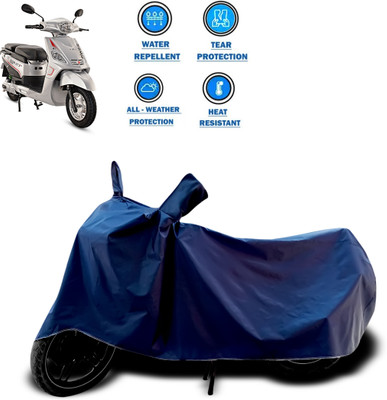 CODOKI Two Wheeler Cover for Hero(Electric NYX e5, Blue)