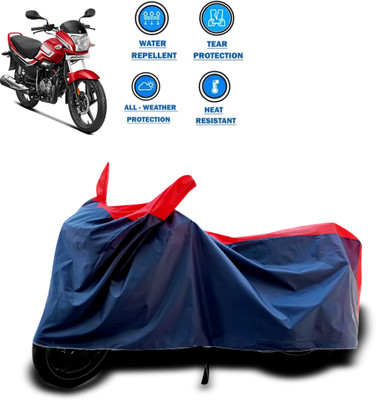 PAGORA Two Wheeler Cover for Hero(Super Splendor, Red)