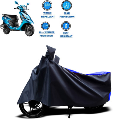 PAGORA Two Wheeler Cover for TVS(Scooty Zest 110, Blue)