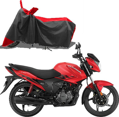algrowd Two Wheeler Cover for Hero(Glamour i3s BS6, Red)