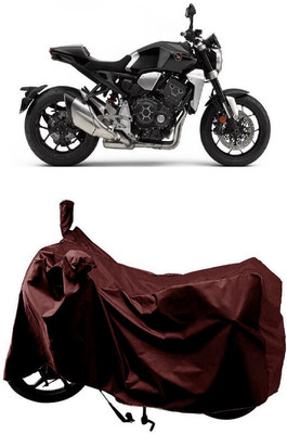 SUGASHRI Waterproof Two Wheeler Cover for Honda(CB1000R Plus, Maroon)