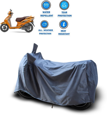 PAGORA Waterproof Two Wheeler Cover for TVS(Wego, Grey)