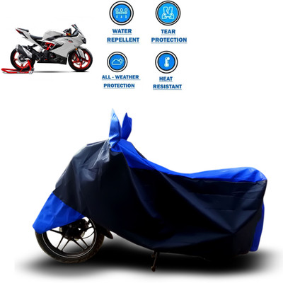 CODOKI Two Wheeler Cover for TVS(Apache RR 310, Blue)