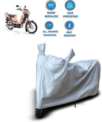 PAGORA Two Wheeler Cover for TVS(XL 100, Silver)