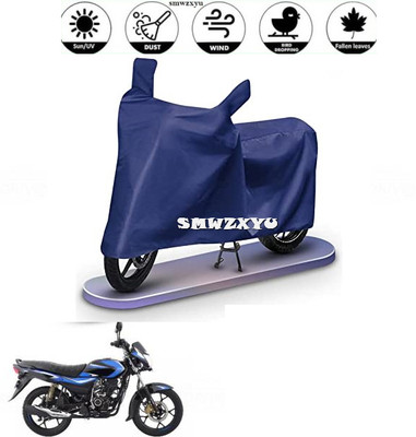 smwzxyu Waterproof Two Wheeler Cover for Bajaj(Blue)