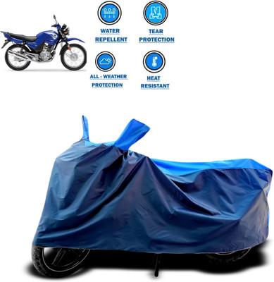 CODOKI Two Wheeler Cover for Yamaha(YBR 125, Blue)