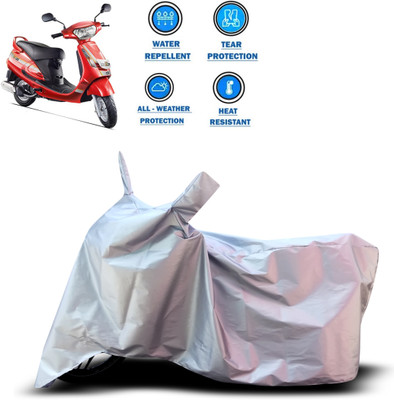 CODOKI Two Wheeler Cover for Mahindra(Duro 125, Silver)