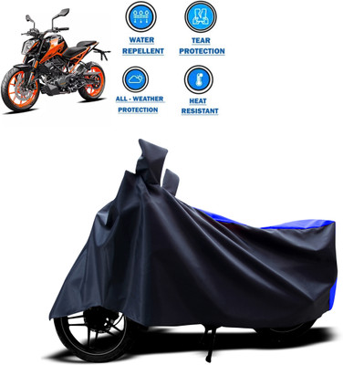 CODOKI Two Wheeler Cover for KTM(200 Duke, Blue)