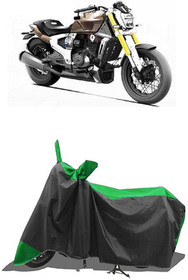 SUGASHRI Waterproof Two Wheeler Cover for TVS(Zeppelin BS6, Green, Black)